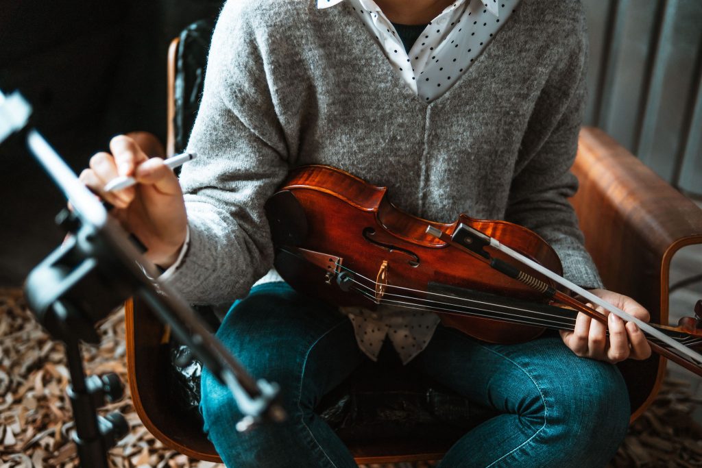 Produkt Fotograf München Shooting App Musiker Geige