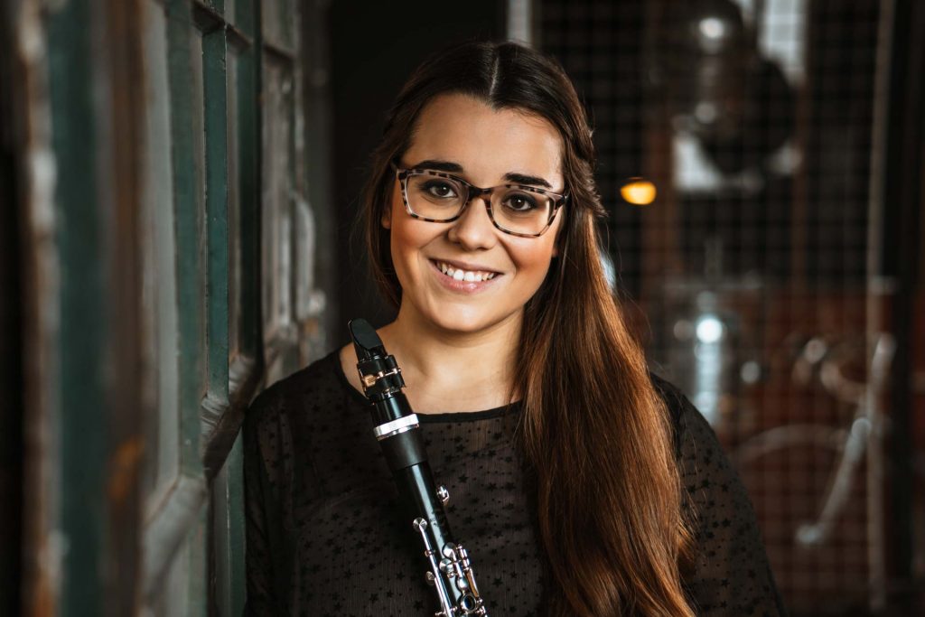 Portrait Musikerin Fotoshooting