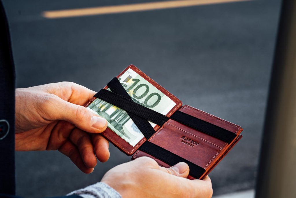 Geldbeutel Jaimie Jacobs Shooting München Street Flach