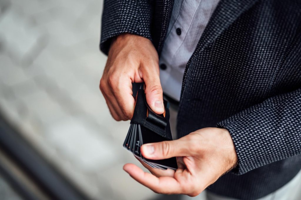 Funktionaler Geldbeutel Jaimie Jacobs Slim 2020 Produkt Foto Shooting